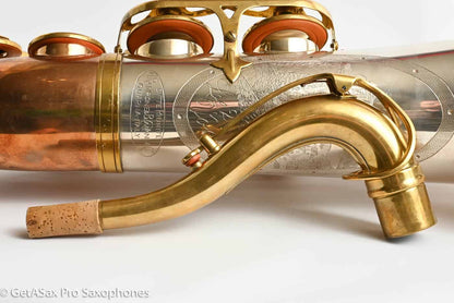 Rampone and Cazzani Two Voices Tenor Solid Silver 2 Necks with Thorough Setup 14197