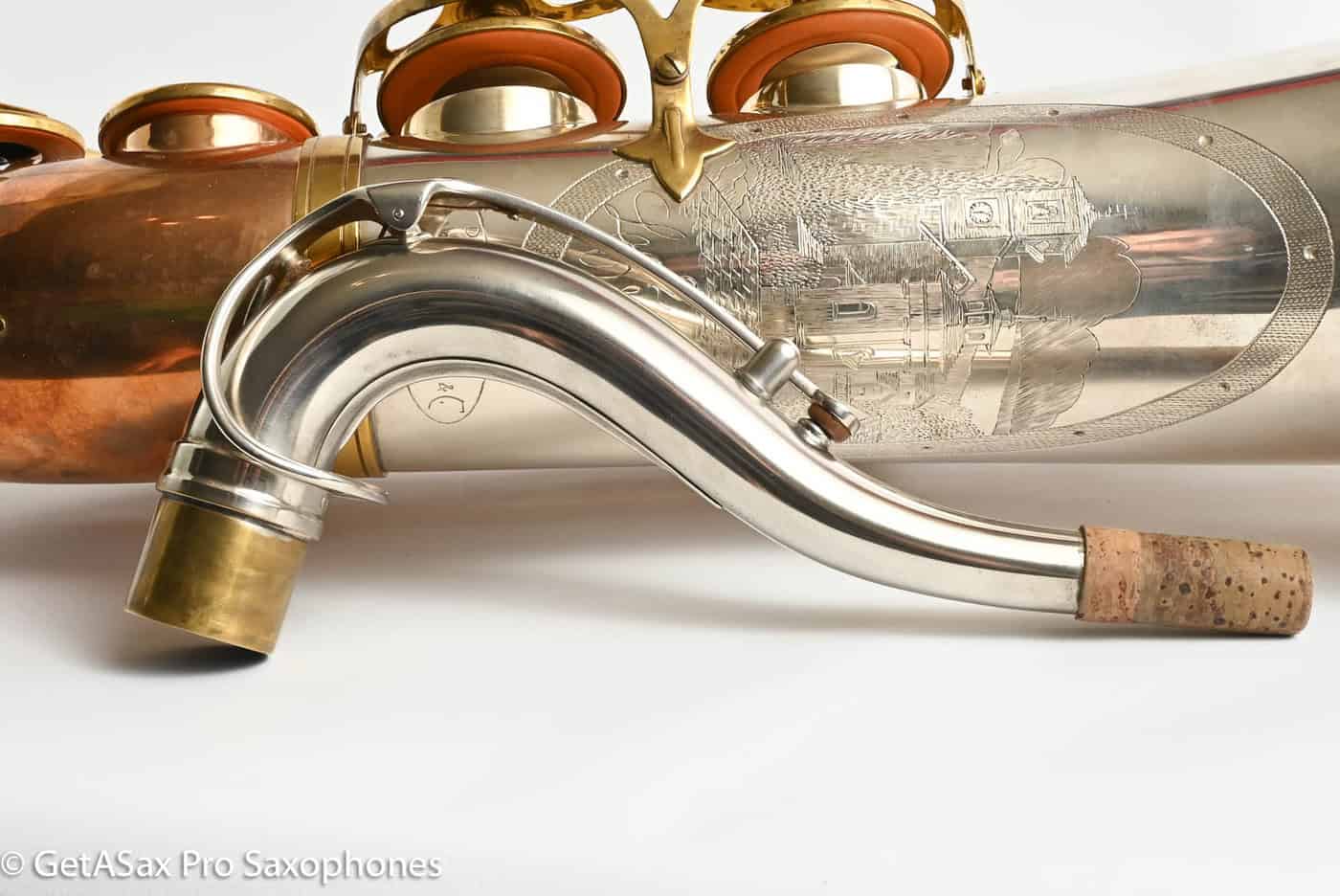 Rampone and Cazzani Two Voices Tenor Solid Silver 2 Necks with Thorough Setup 14197