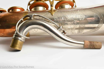 Rampone and Cazzani Two Voices Tenor Solid Silver 2 Necks with Thorough Setup 14197