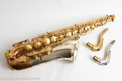 Rampone and Cazzani Two Voices Tenor Solid Silver 2 Necks with Thorough Setup 14197