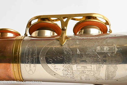 Rampone and Cazzani Two Voices Tenor Solid Silver 2 Necks with Thorough Setup 14197