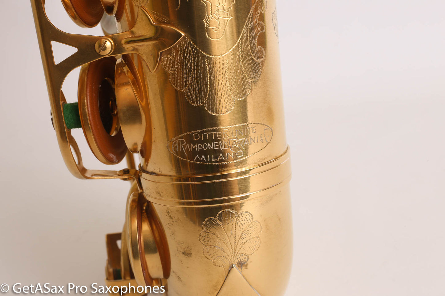 Rampone and Cazzani R1 Jazz Alto Saxophone Gold Plate Mint