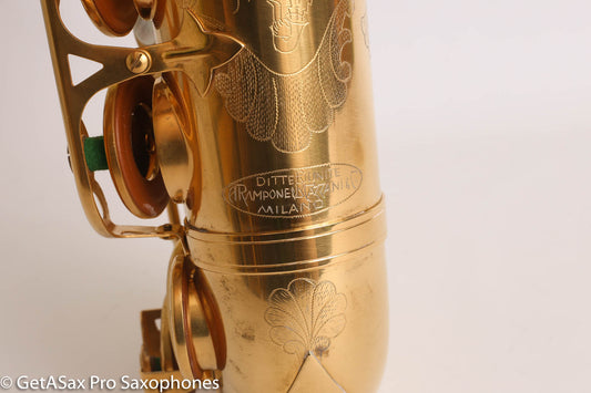 Rampone and Cazzani R1 Jazz Alto Saxophone Gold Plate Mint