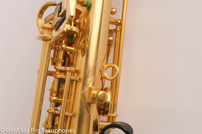 Rampone and Cazzani R1 Jazz Soprano Saxophone Gold Plate Near Mint High G