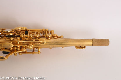 Rampone and Cazzani R1 Jazz Soprano Saxophone Gold Plate Near Mint High G