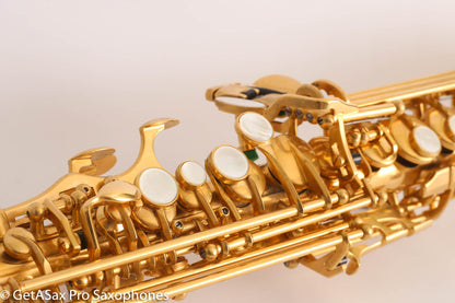 Rampone and Cazzani R1 Jazz Soprano Saxophone Gold Plate Near Mint High G