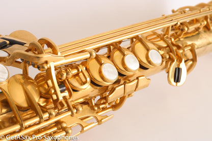 Rampone and Cazzani R1 Jazz Soprano Saxophone Gold Plate Near Mint High G