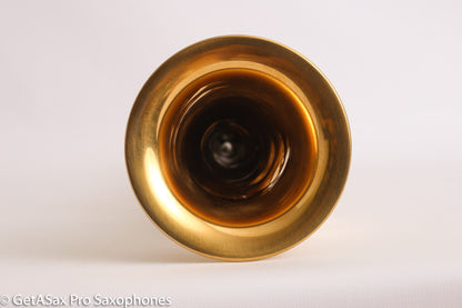 Rampone and Cazzani R1 Jazz Soprano Saxophone Gold Plate Near Mint High G