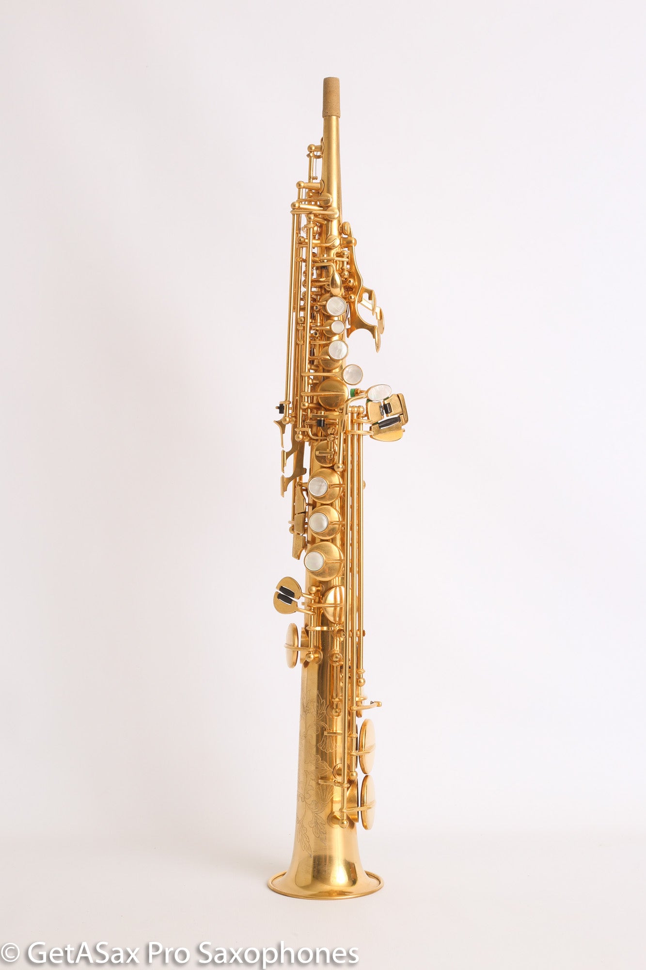 Rampone and Cazzani R1 Jazz Soprano Saxophone Gold Plate Near Mint High G