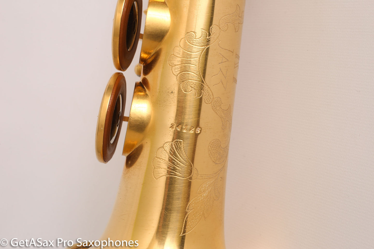 Rampone and Cazzani R1 Jazz Soprano Saxophone Gold Plate Near Mint High G