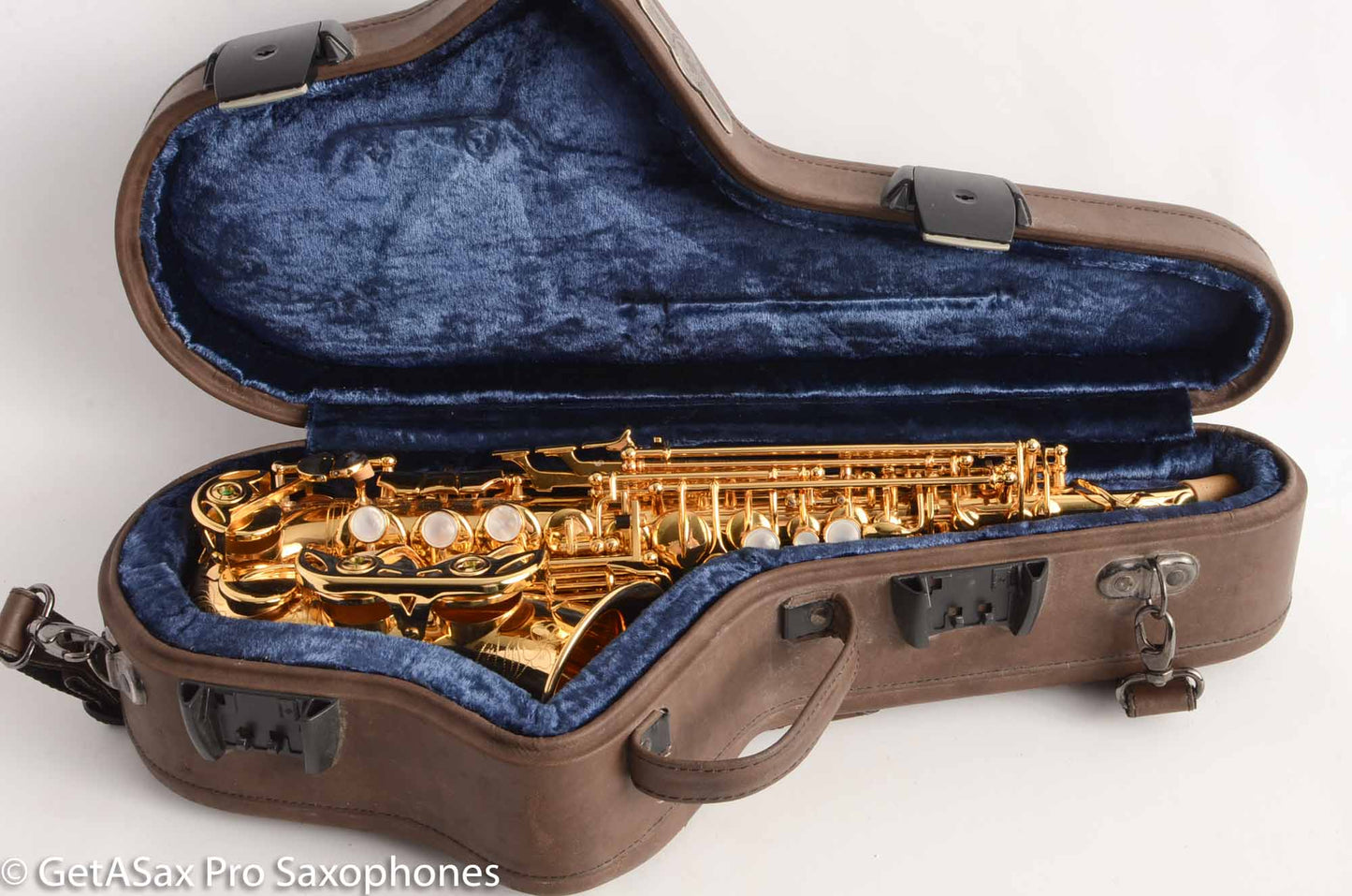 Rampone and Cazzani GOLD Plated R1 Jazz Curved Soprano Saxophone Excellent Condition