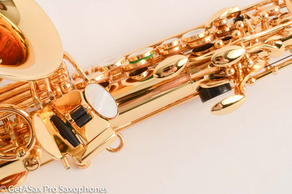 Rampone and Cazzani GOLD Plated R1 Jazz Curved Soprano Saxophone Excellent Condition