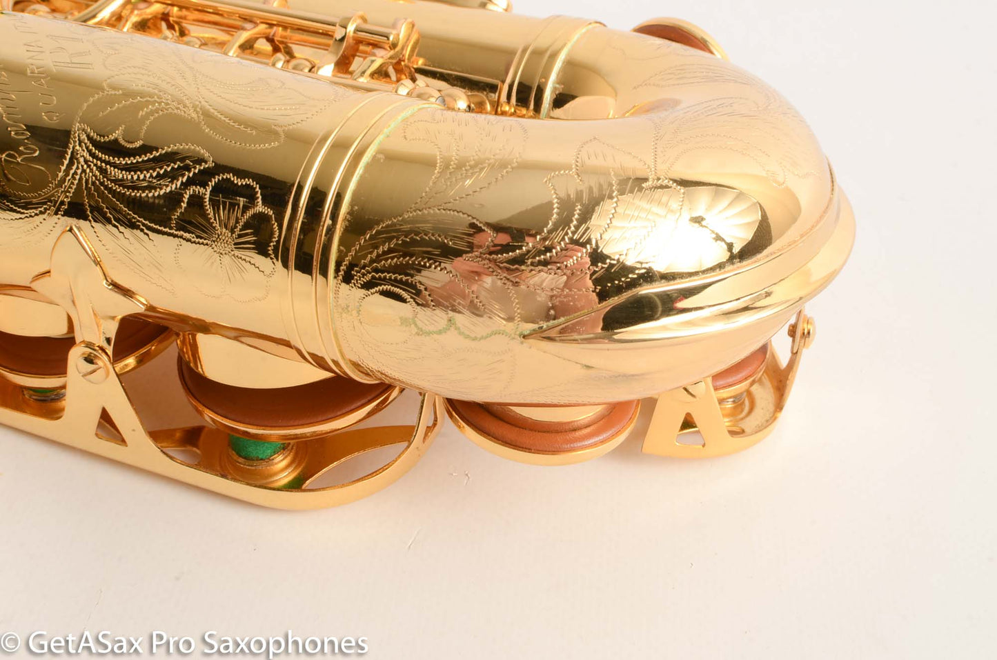 Rampone and Cazzani GOLD Plated R1 Jazz Curved Soprano Saxophone Excellent Condition