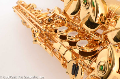 Rampone and Cazzani GOLD Plated R1 Jazz Curved Soprano Saxophone Excellent Condition