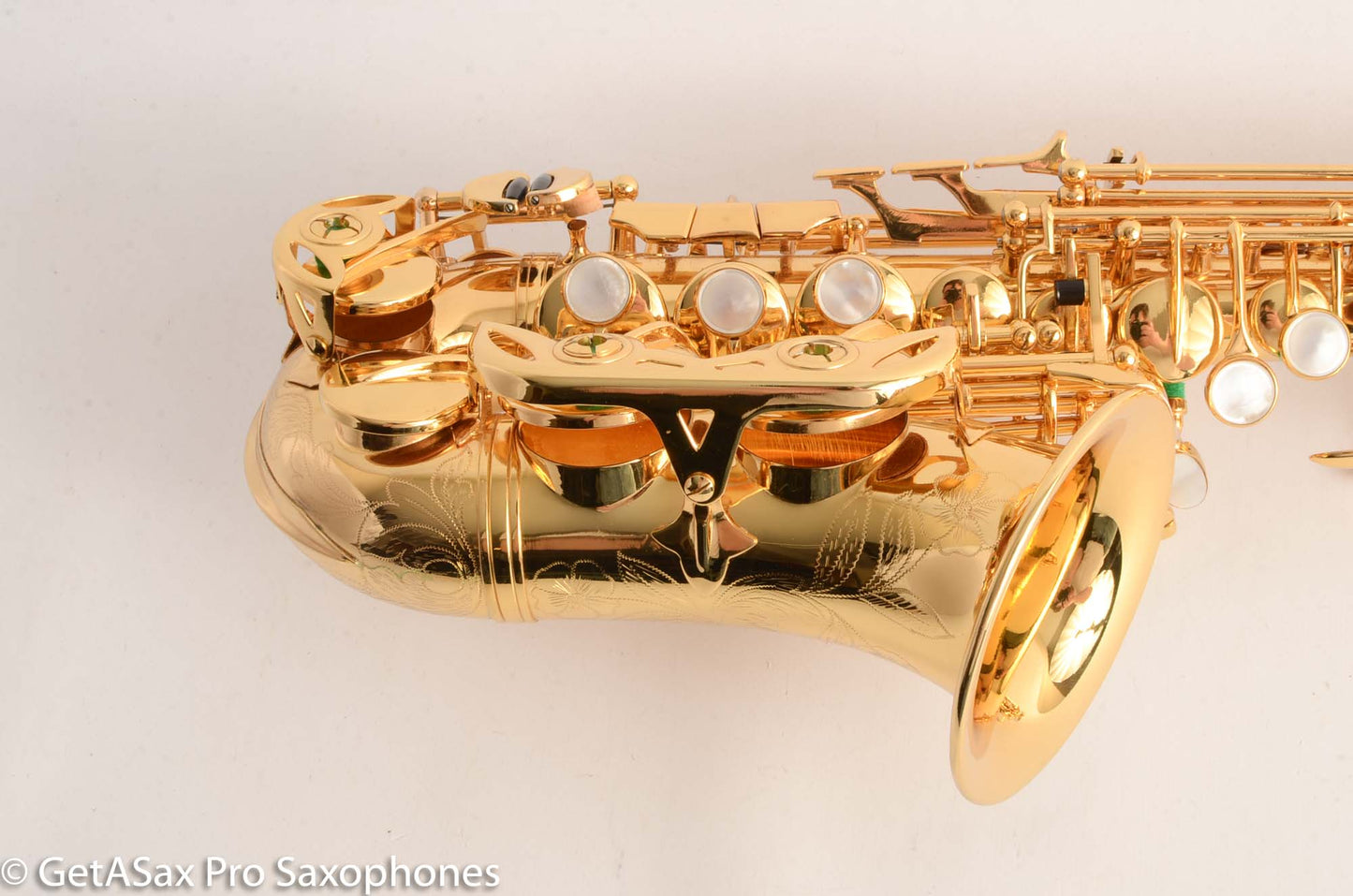 Rampone and Cazzani GOLD Plated R1 Jazz Curved Soprano Saxophone Excellent Condition