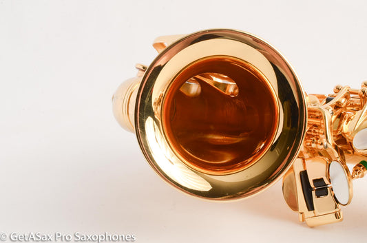 Rampone and Cazzani GOLD Plated R1 Jazz Curved Soprano Saxophone Excellent Condition