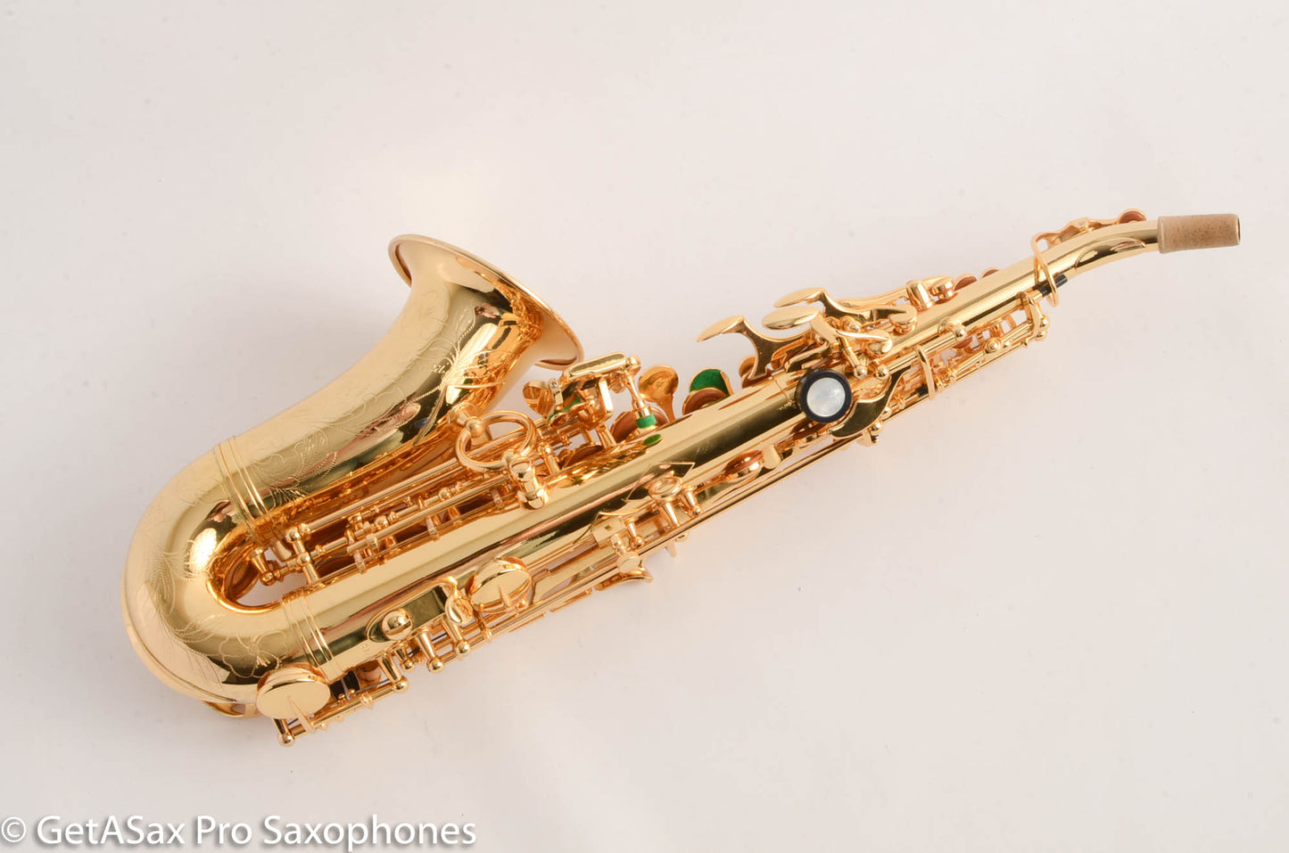 Rampone and Cazzani GOLD Plated R1 Jazz Curved Soprano Saxophone Excellent Condition