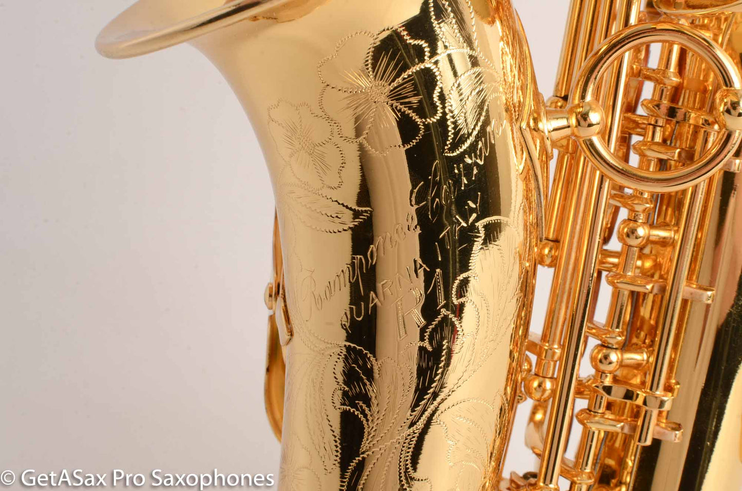 Rampone and Cazzani GOLD Plated R1 Jazz Curved Soprano Saxophone Excellent Condition