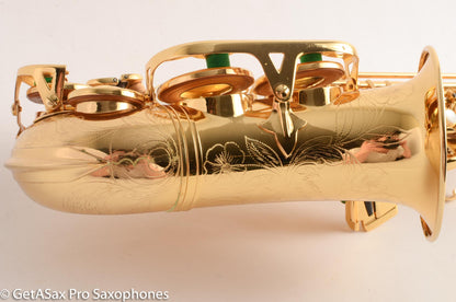 Rampone and Cazzani GOLD Plated R1 Jazz Curved Soprano Saxophone Excellent Condition