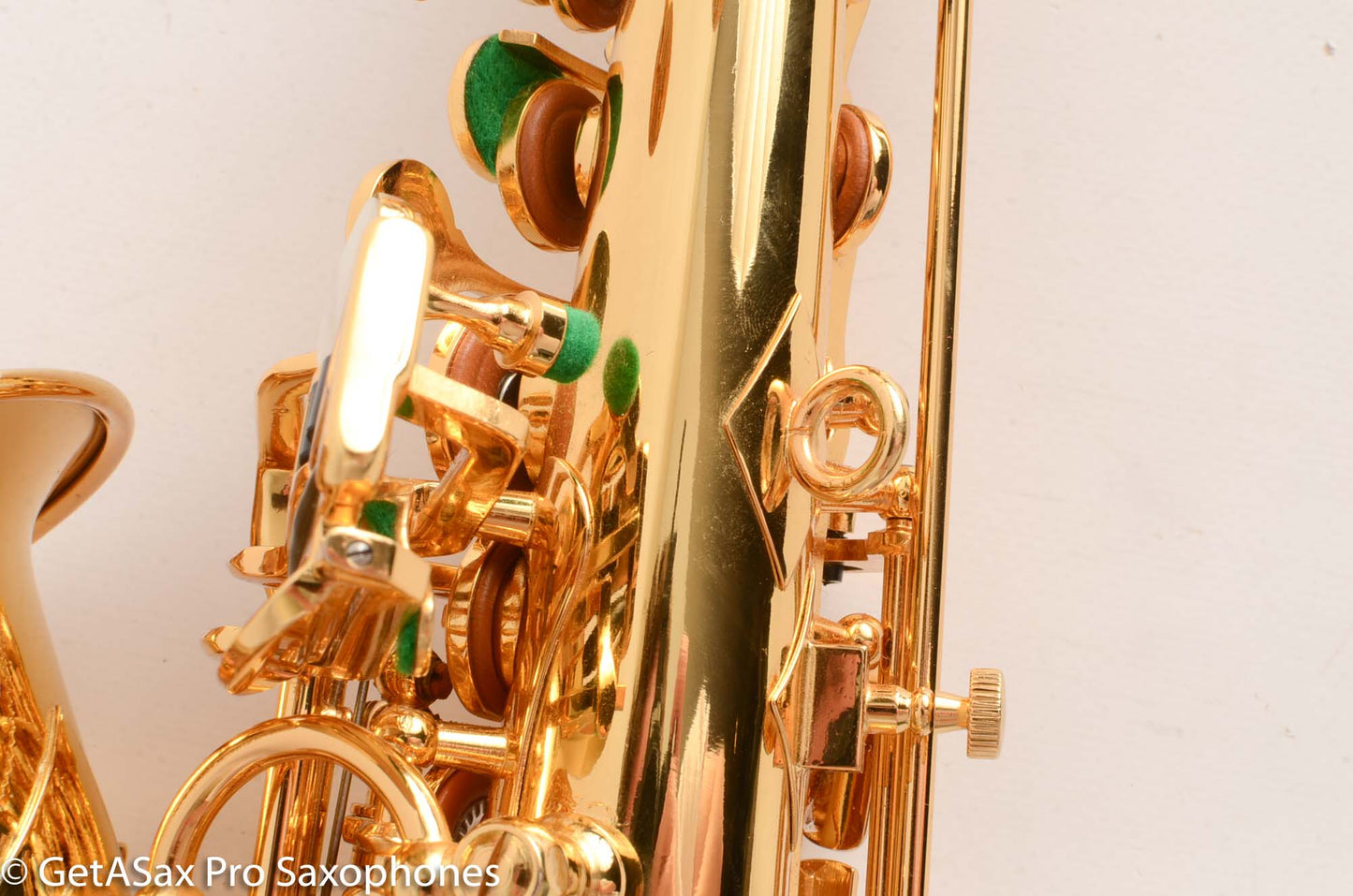 Rampone and Cazzani GOLD Plated R1 Jazz Curved Soprano Saxophone Excellent Condition