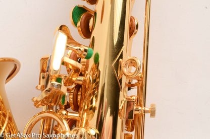 Rampone and Cazzani GOLD Plated R1 Jazz Curved Soprano Saxophone Excellent Condition