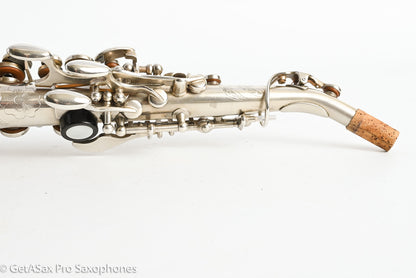 Rampone & Cazzani R1 Jazz Half Curved Soprano SOLID SILVER 21719