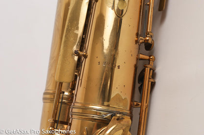 SML Gold Medal 1 Tenor Original Lacquer Deluxe Engraving Gorgeous 17481