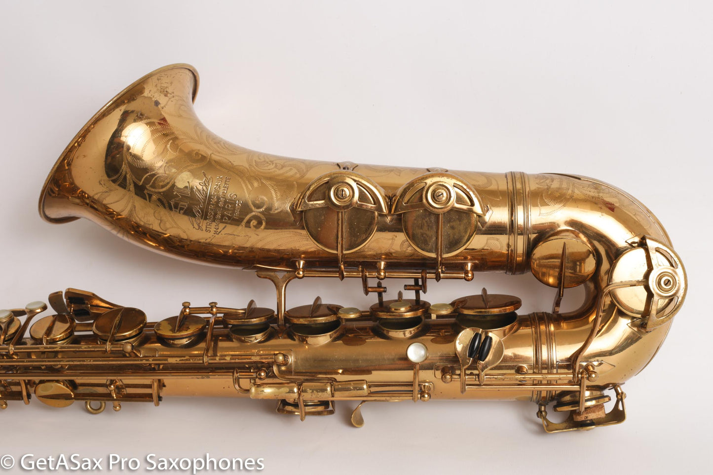 SML Gold Medal 1 Tenor Original Lacquer Deluxe Engraving Gorgeous 17481