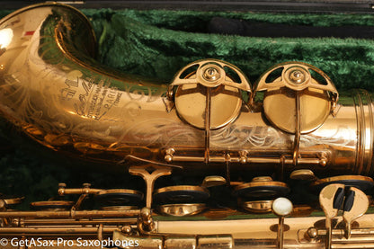 SML Gold Medal 1 Tenor Original Lacquer Deluxe Engraving Gorgeous 17481