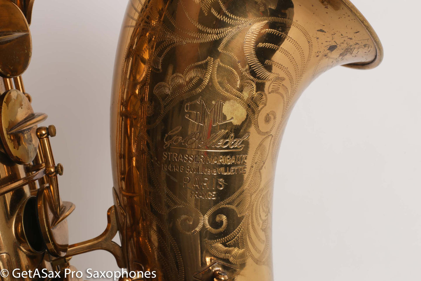 SML Gold Medal 1 Tenor Original Lacquer Deluxe Engraving Gorgeous 17481