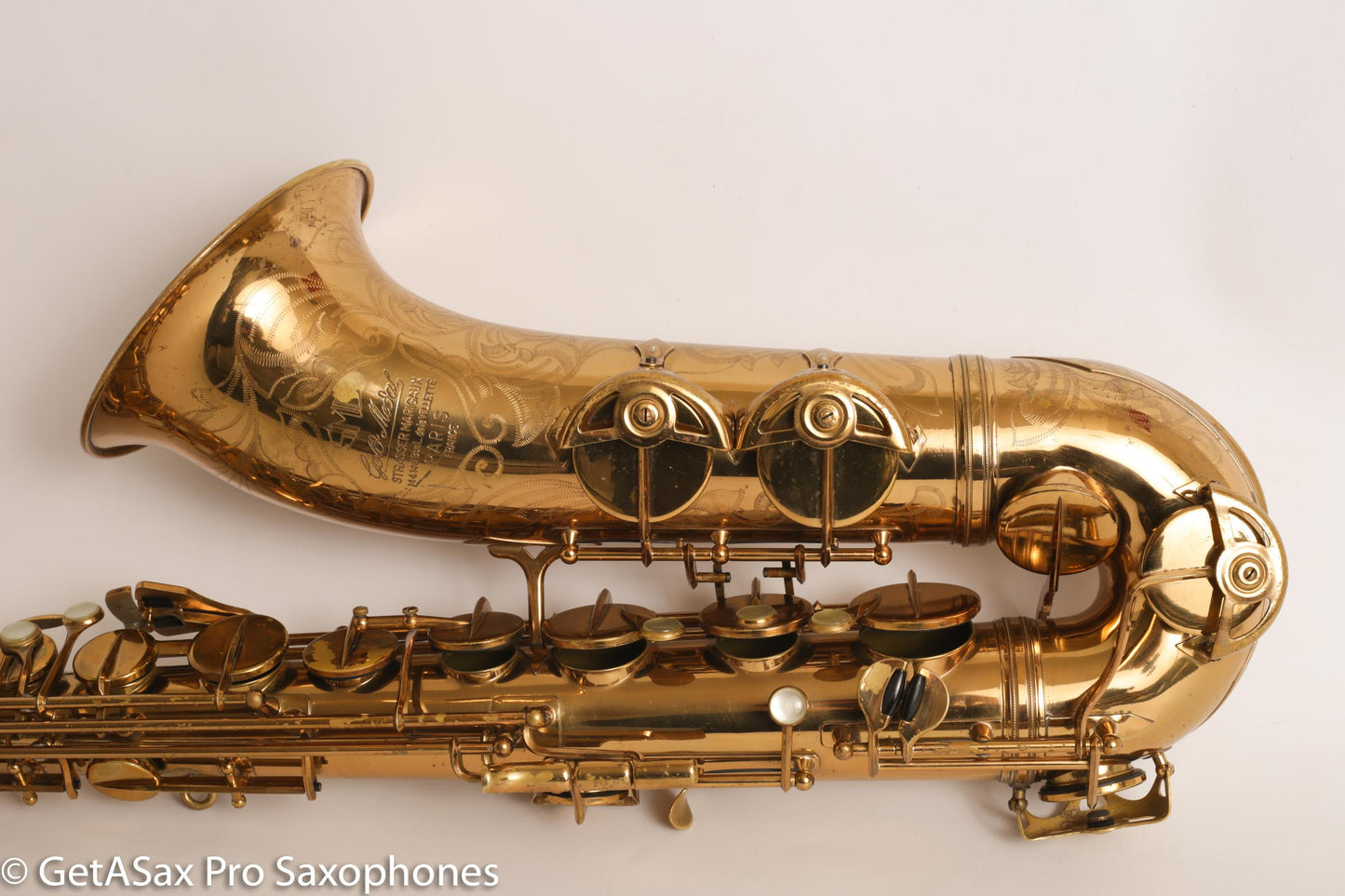 SML Gold Medal 1 Tenor Original Lacquer Deluxe Engraving Gorgeous 17481