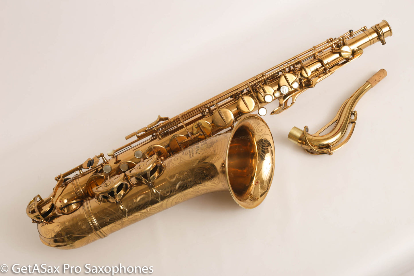 SML Gold Medal 1 Tenor Original Lacquer Deluxe Engraving Gorgeous 17481