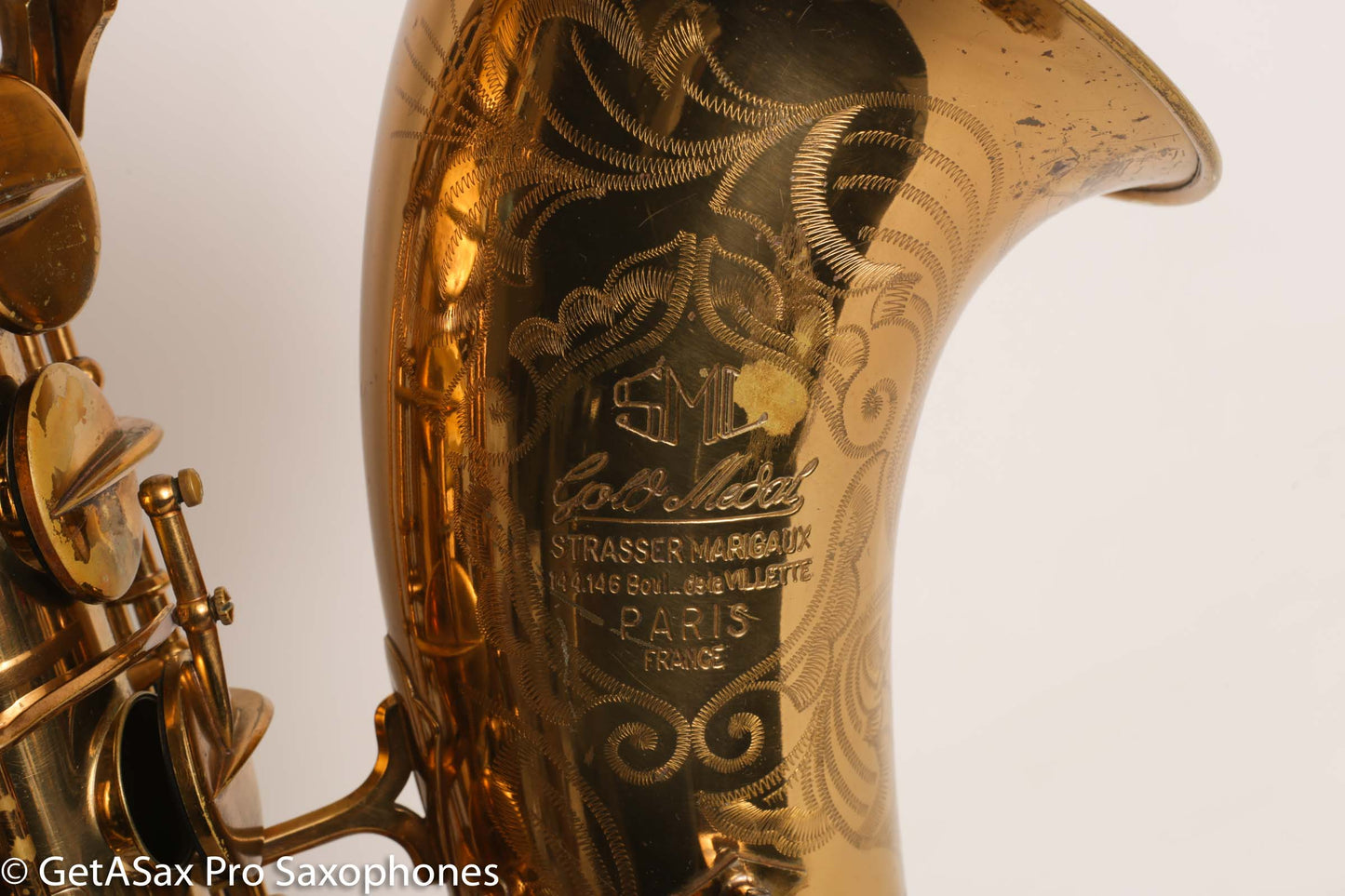 SML Gold Medal 1 Tenor Original Lacquer Deluxe Engraving Gorgeous 17481