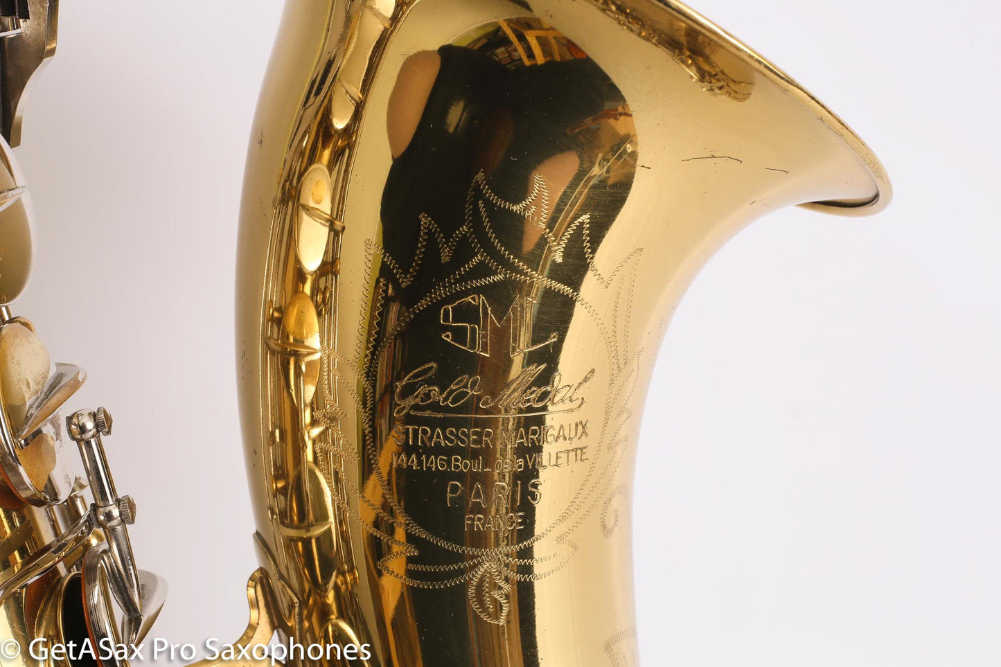 SML Gold Medal 1 Tenor Saxophone Recent Overhaul Excellent! 19077