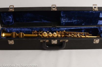 SML King Marigaux Soprano Saxophone Gold Medal 2 Excellent 25321