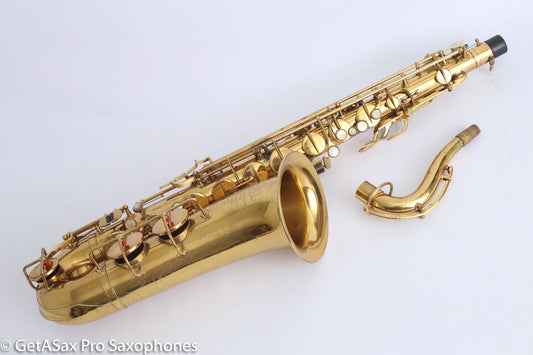 SML Rev B Tenor Rare! Relacquered Old Pads Great Deal Tons of Potential!