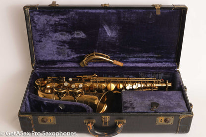 SML Rev. D Alto Saxophone Original Lacquer 11xxx Excellent Condition! Old Pads