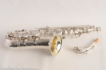 SML Rev D (=Gold Medal 1) Alto Saxophone Original Silver Plate Overhauled! 11584