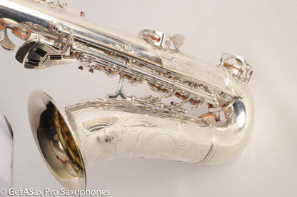 SML Rev D (=Gold Medal 1) Alto Saxophone Original Silver Plate Overhauled! 11584