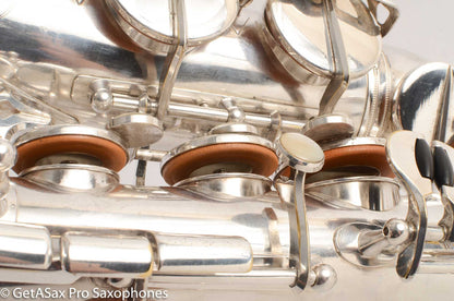 SML Rev D (=Gold Medal 1) Alto Saxophone Original Silver Plate Overhauled! 11584