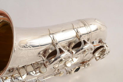 SML Rev D (=Gold Medal 1) Alto Saxophone Original Silver Plate Overhauled! 11584