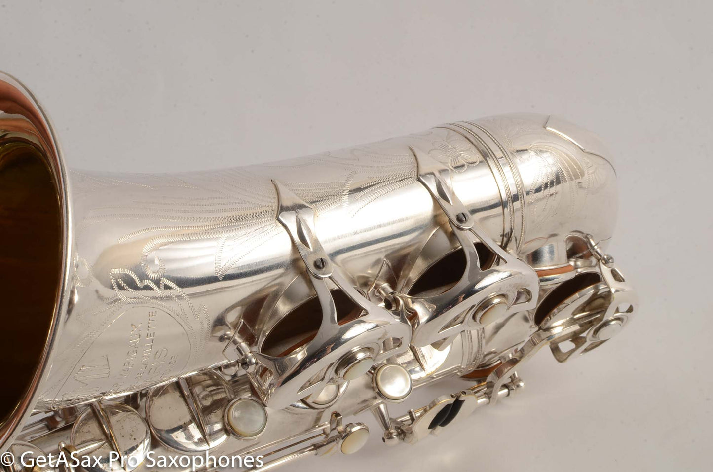 SML Rev D (=Gold Medal 1) Alto Saxophone Original Silver Plate Overhauled! 11584