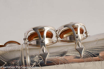 SML Rev D (=Gold Medal 1) Alto Saxophone Original Silver Plate Overhauled! 11584