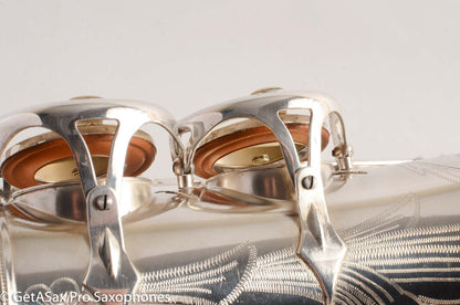 SML Rev D (=Gold Medal 1) Alto Saxophone Original Silver Plate Overhauled! 11584