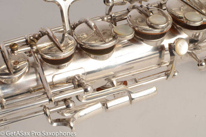 SML Rev D (=Gold Medal 1) Alto Saxophone Original Silver Plate Overhauled! 11584