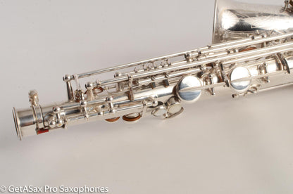 SML Rev D (=Gold Medal 1) Alto Saxophone Original Silver Plate Overhauled! 11584