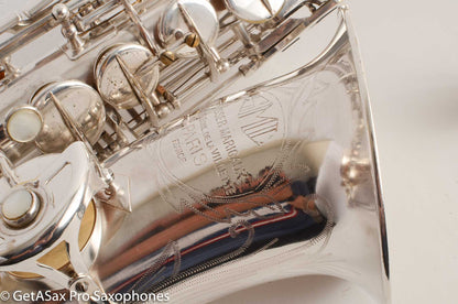 SML Rev D (=Gold Medal 1) Alto Saxophone Original Silver Plate Overhauled! 11584