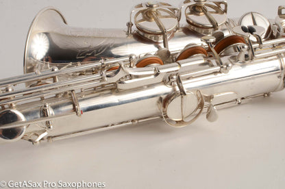 SML Rev D (=Gold Medal 1) Alto Saxophone Original Silver Plate Overhauled! 11584