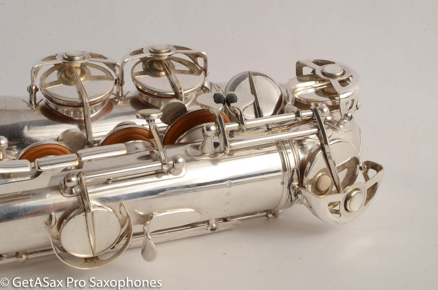 SML Rev D (=Gold Medal 1) Alto Saxophone Original Silver Plate Overhauled! 11584