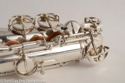 SML Rev D (=Gold Medal 1) Alto Saxophone Original Silver Plate Overhauled! 11584